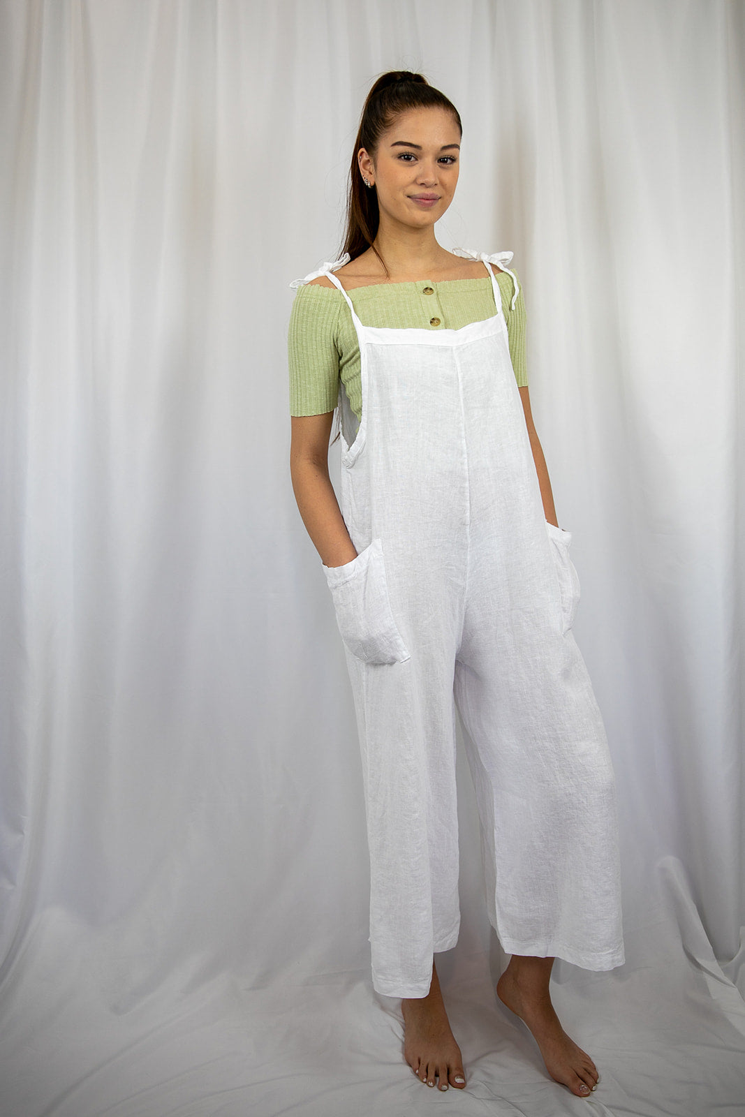 Linen Overalls