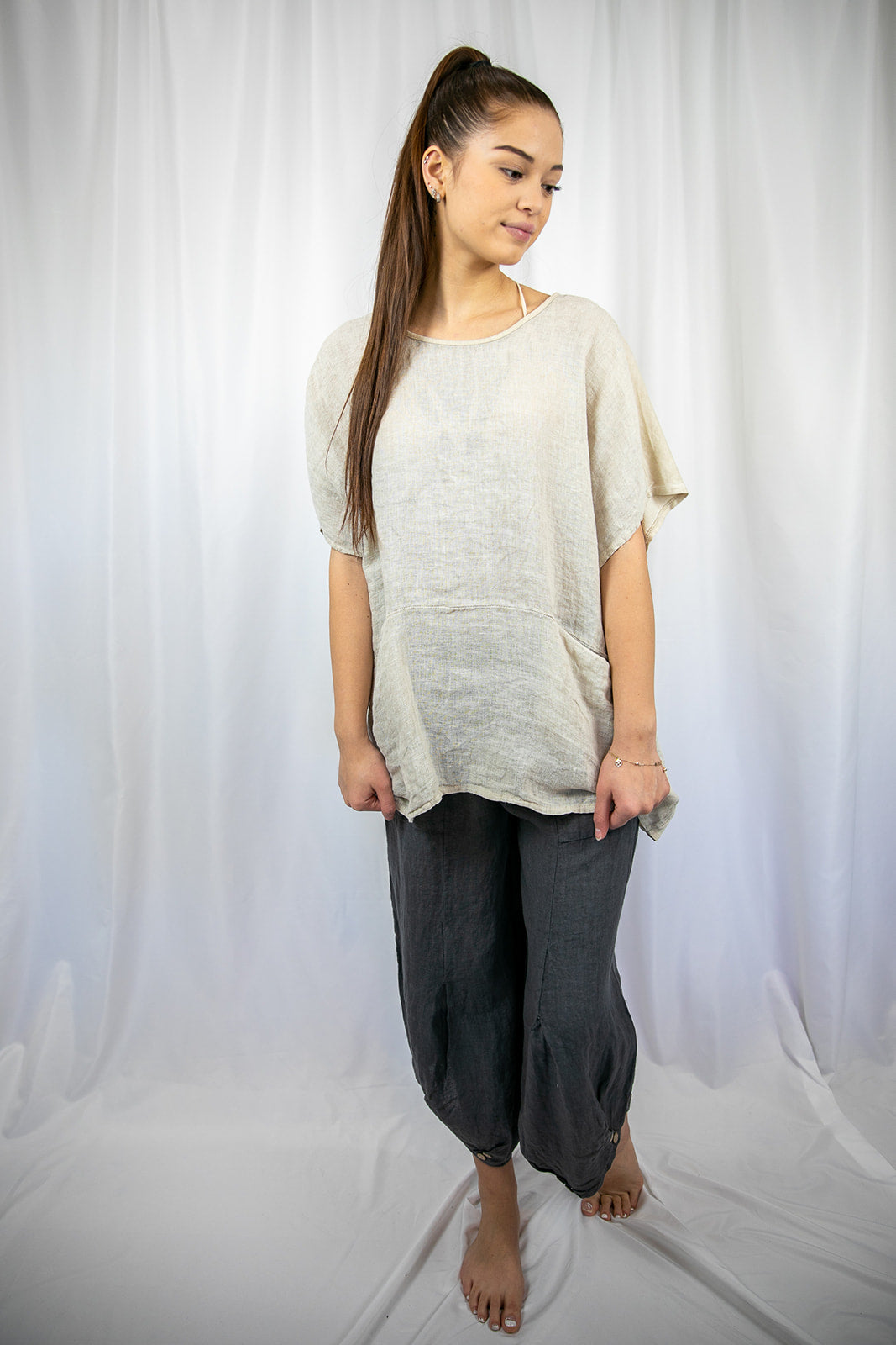 Long Linen Top