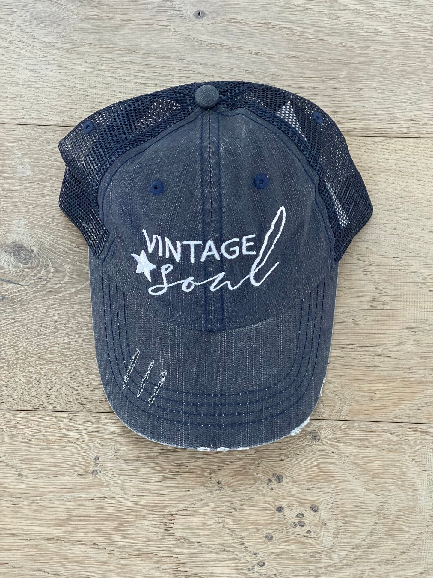 Distressed Cap-Vintage Soul