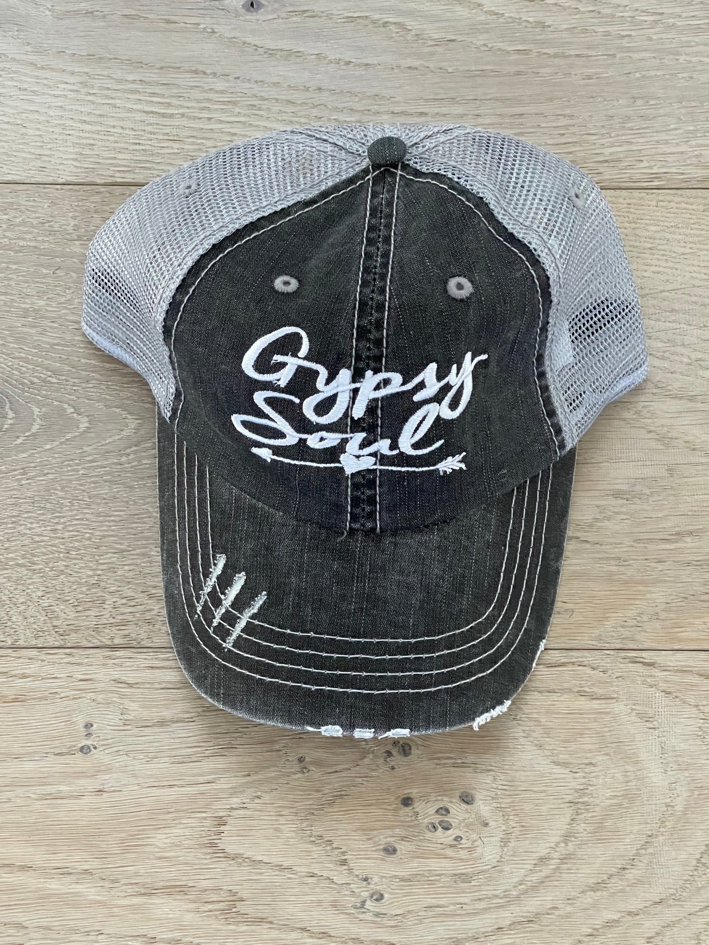 Distressed Cap-Gypsy Soul