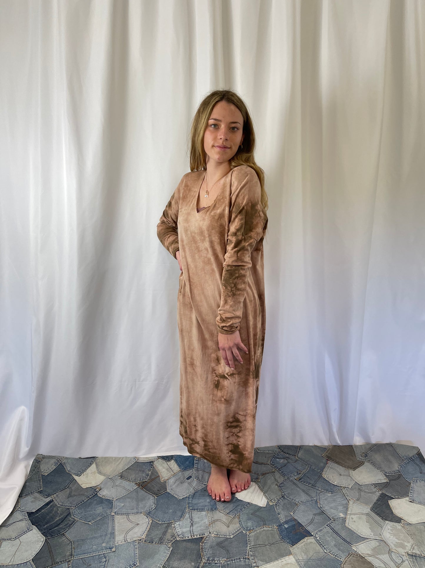 Poetic Dress-Dyed