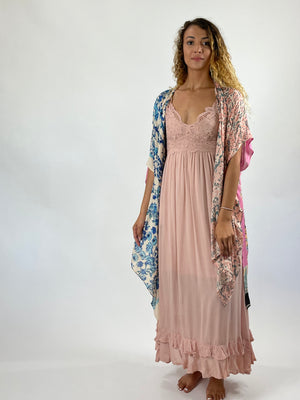 Blush Melina Lace Dress-Maxi