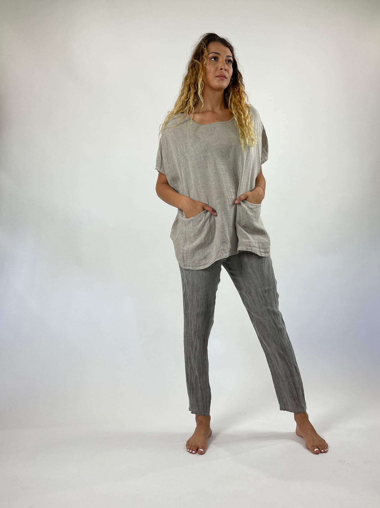 Long Linen Top