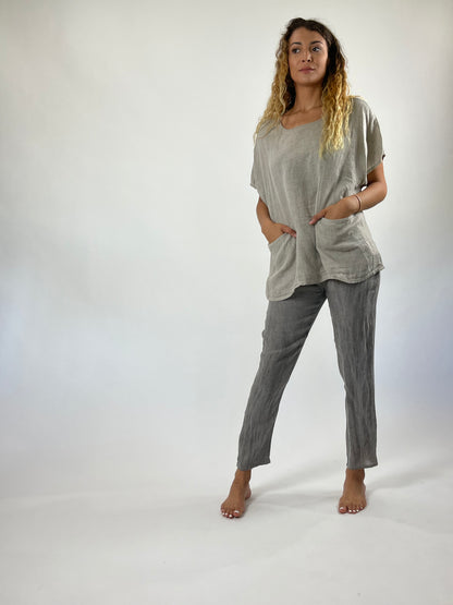 Long Linen Top