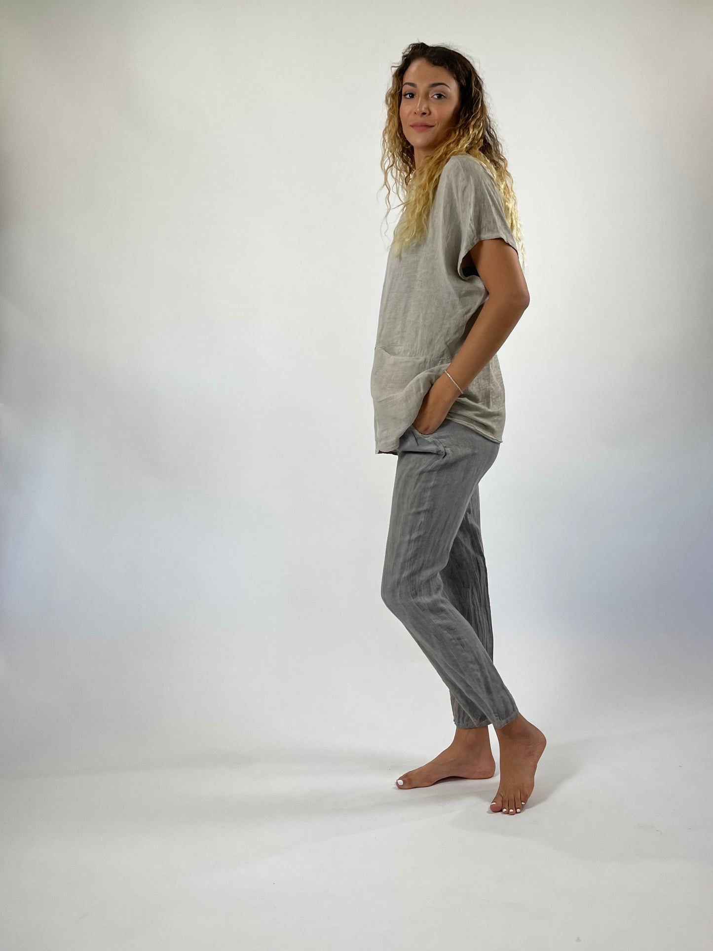 Long Linen Top