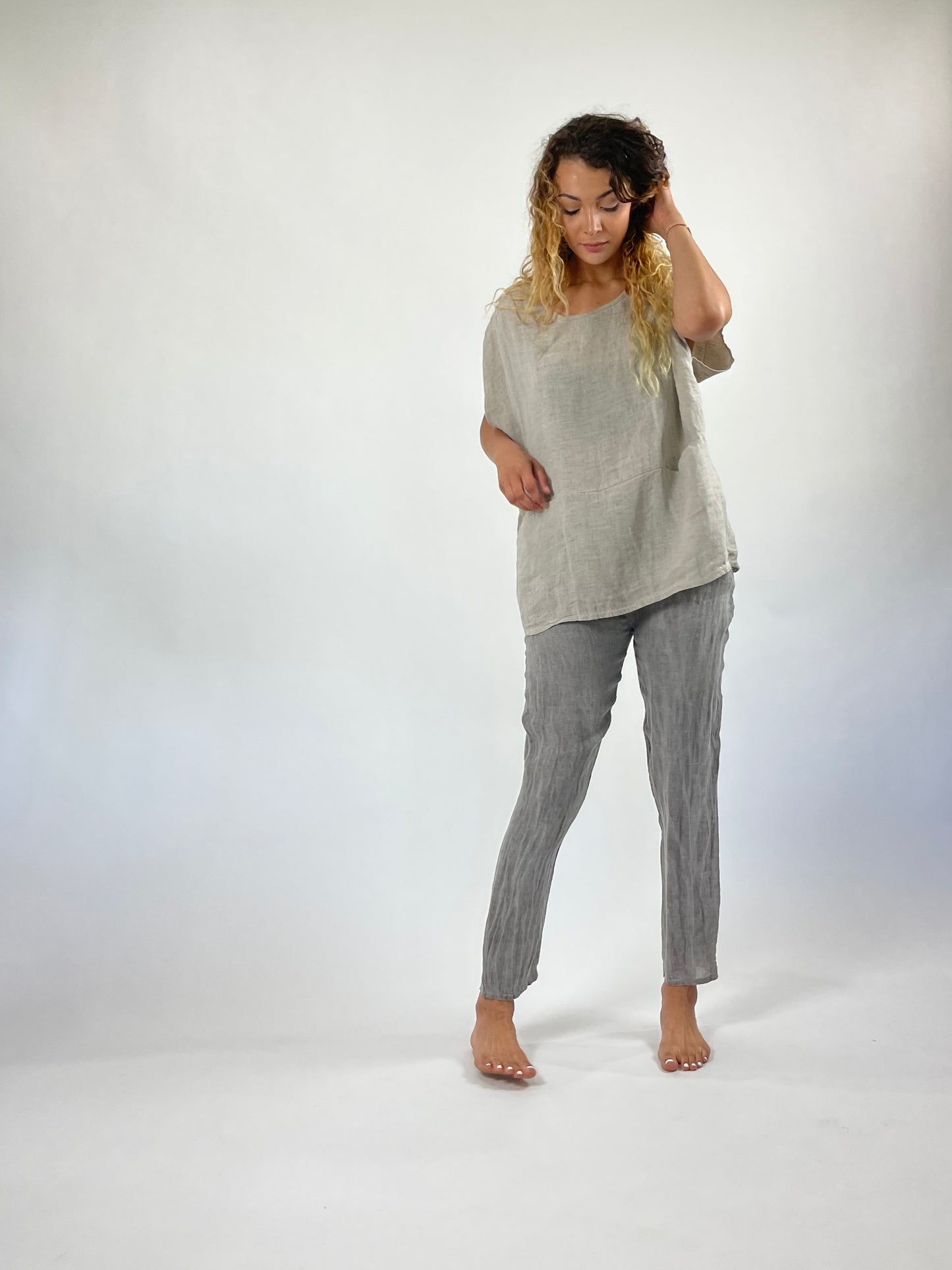 Long Linen Top