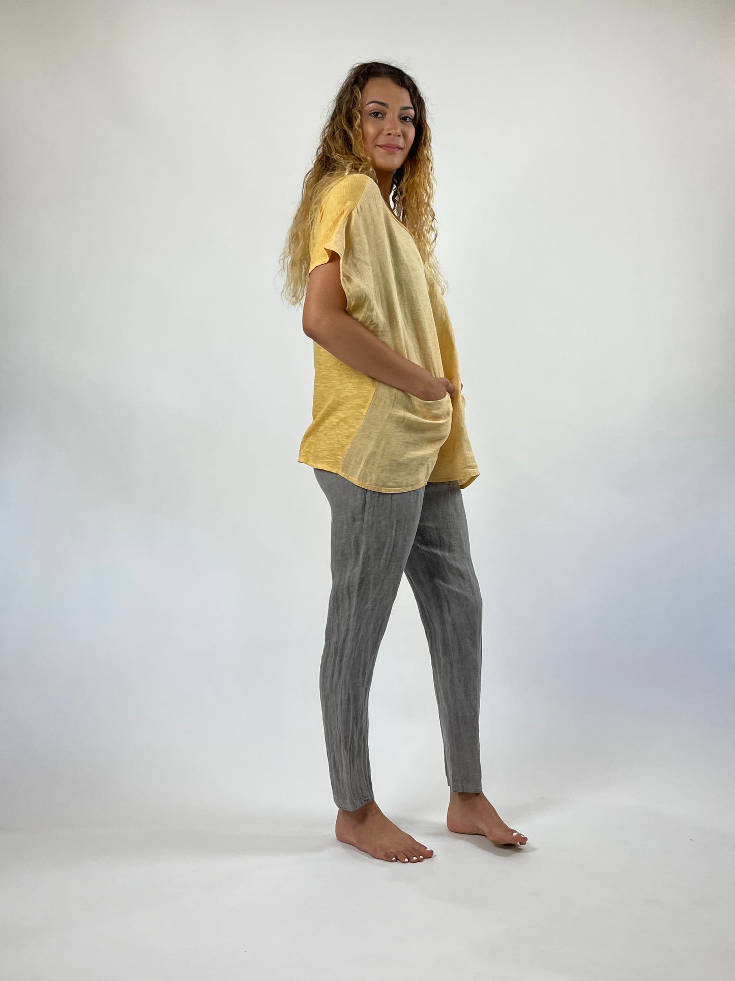 Long Linen Top