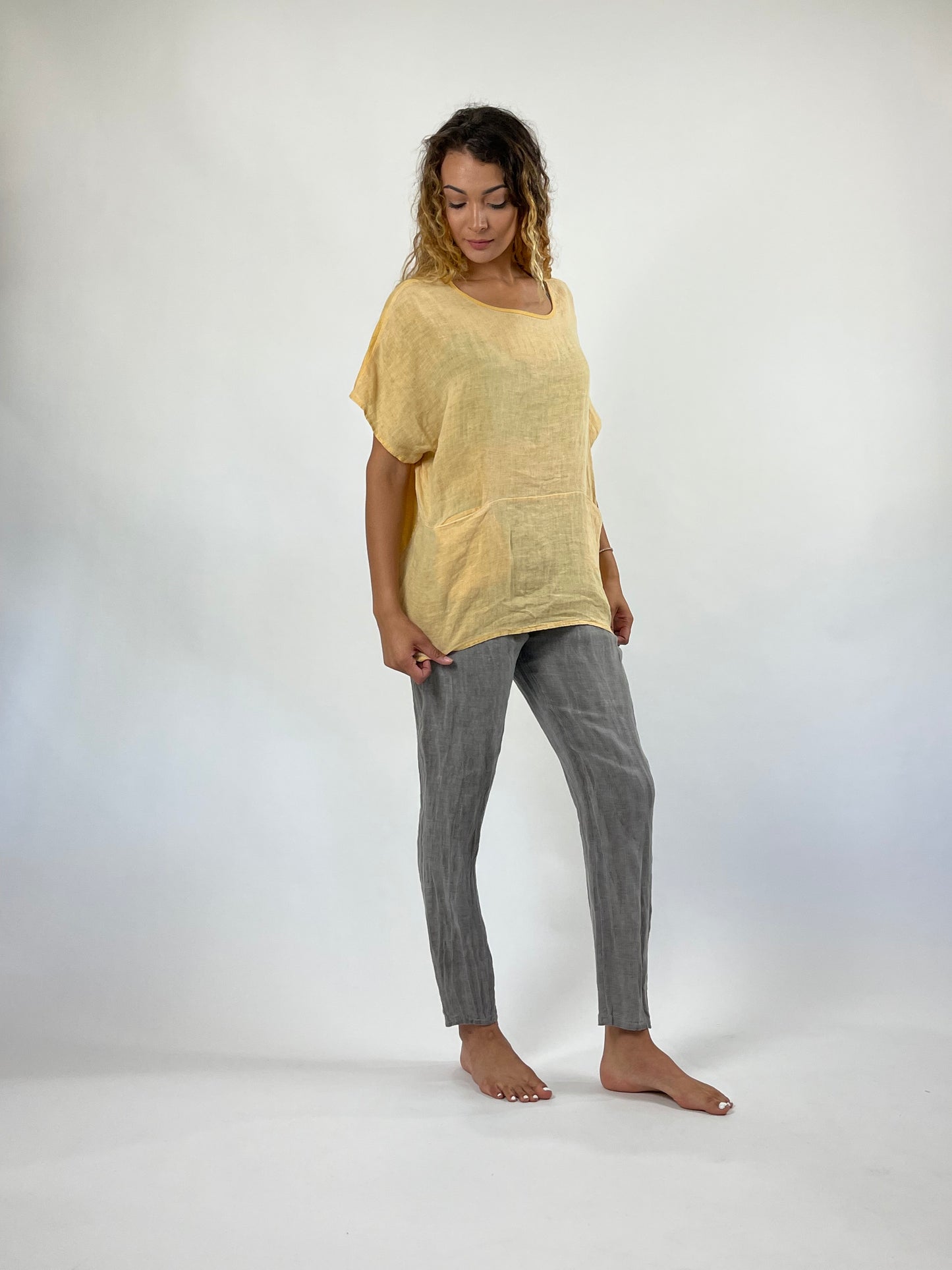 Long Linen Top