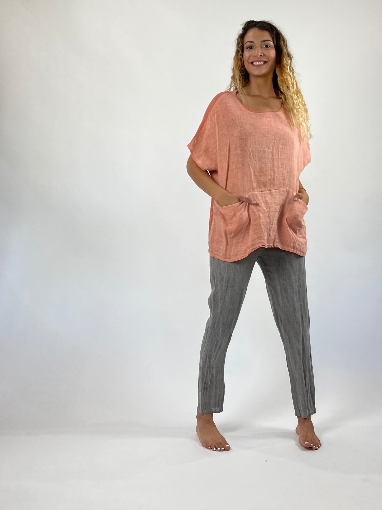 Long Linen Top