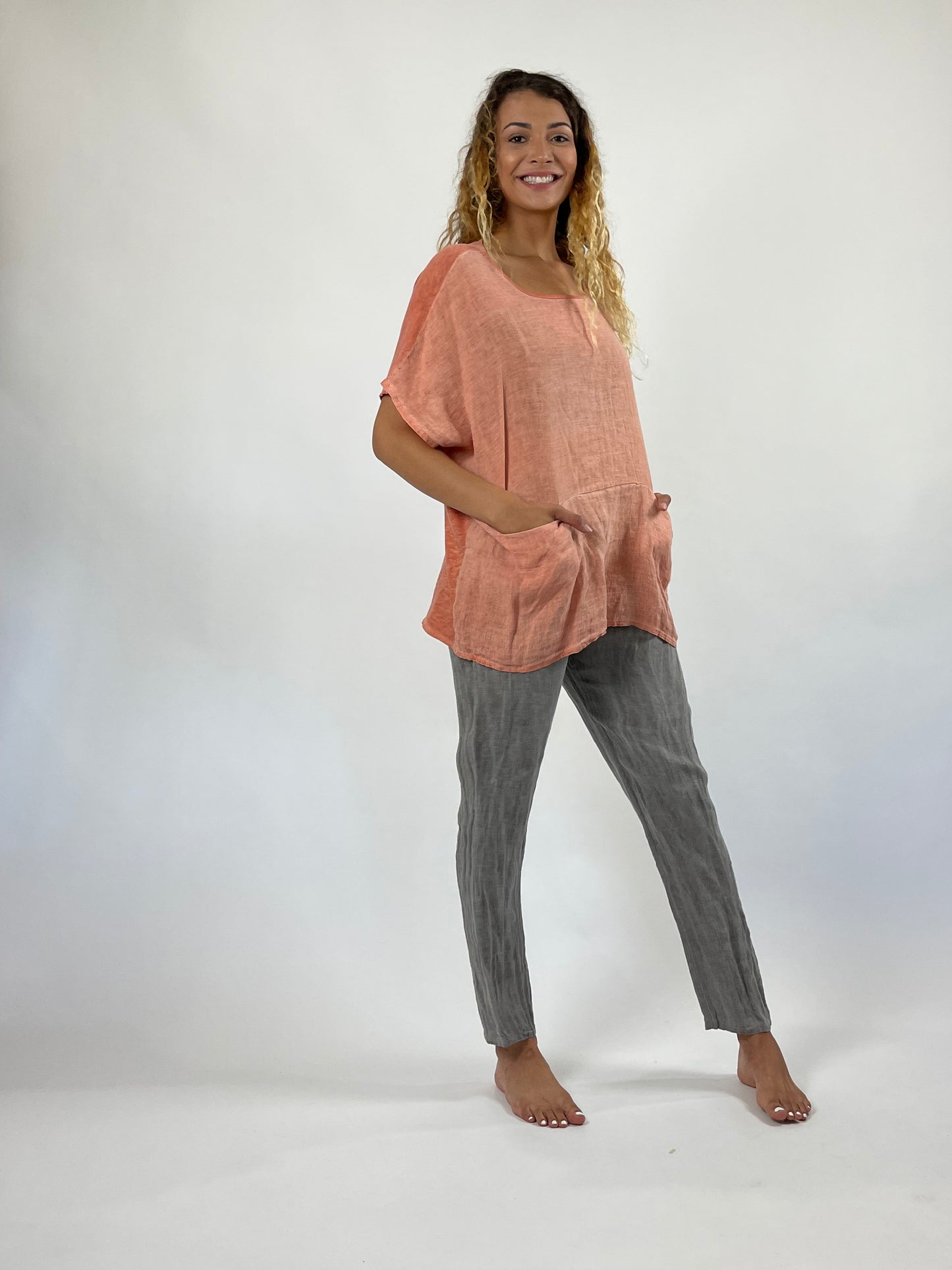 Long Linen Top