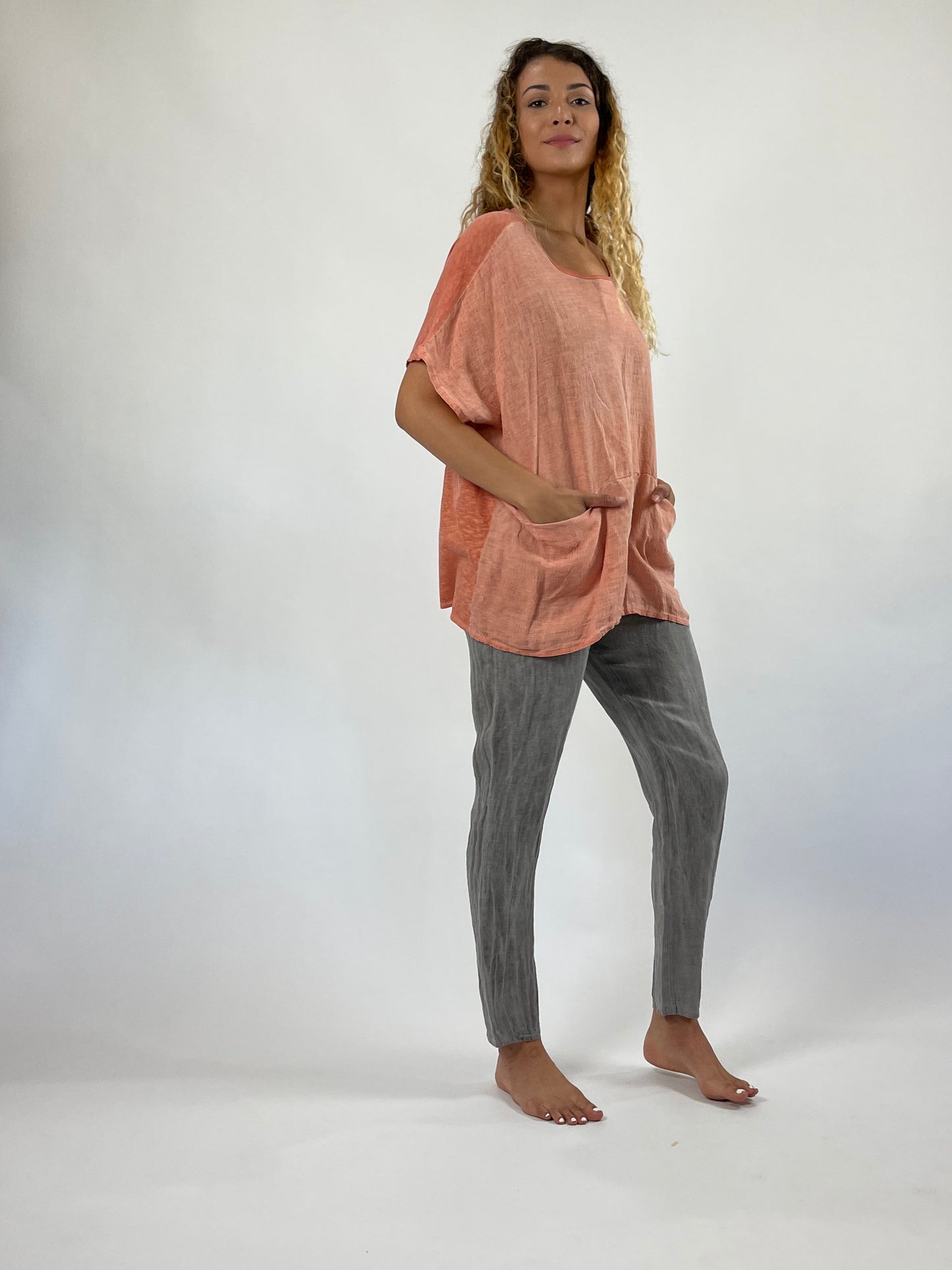 Long Linen Top