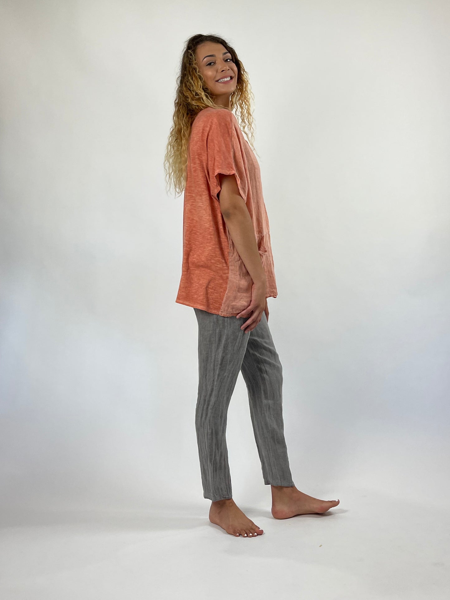 Long Linen Top