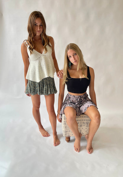Floral Skorts