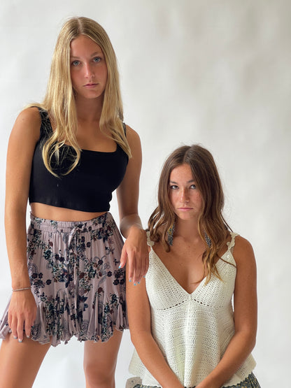 Floral Skorts