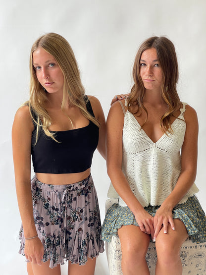 Floral Skorts