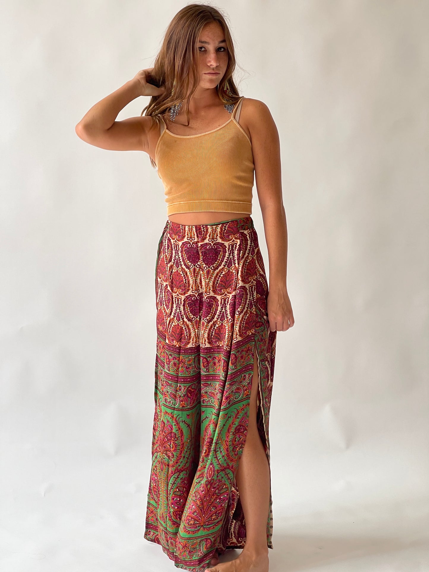 Boho Hidden Slit