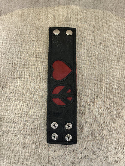 Peace Heart Cuff