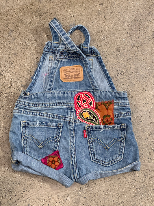 Levis Baby Overalls Shorts