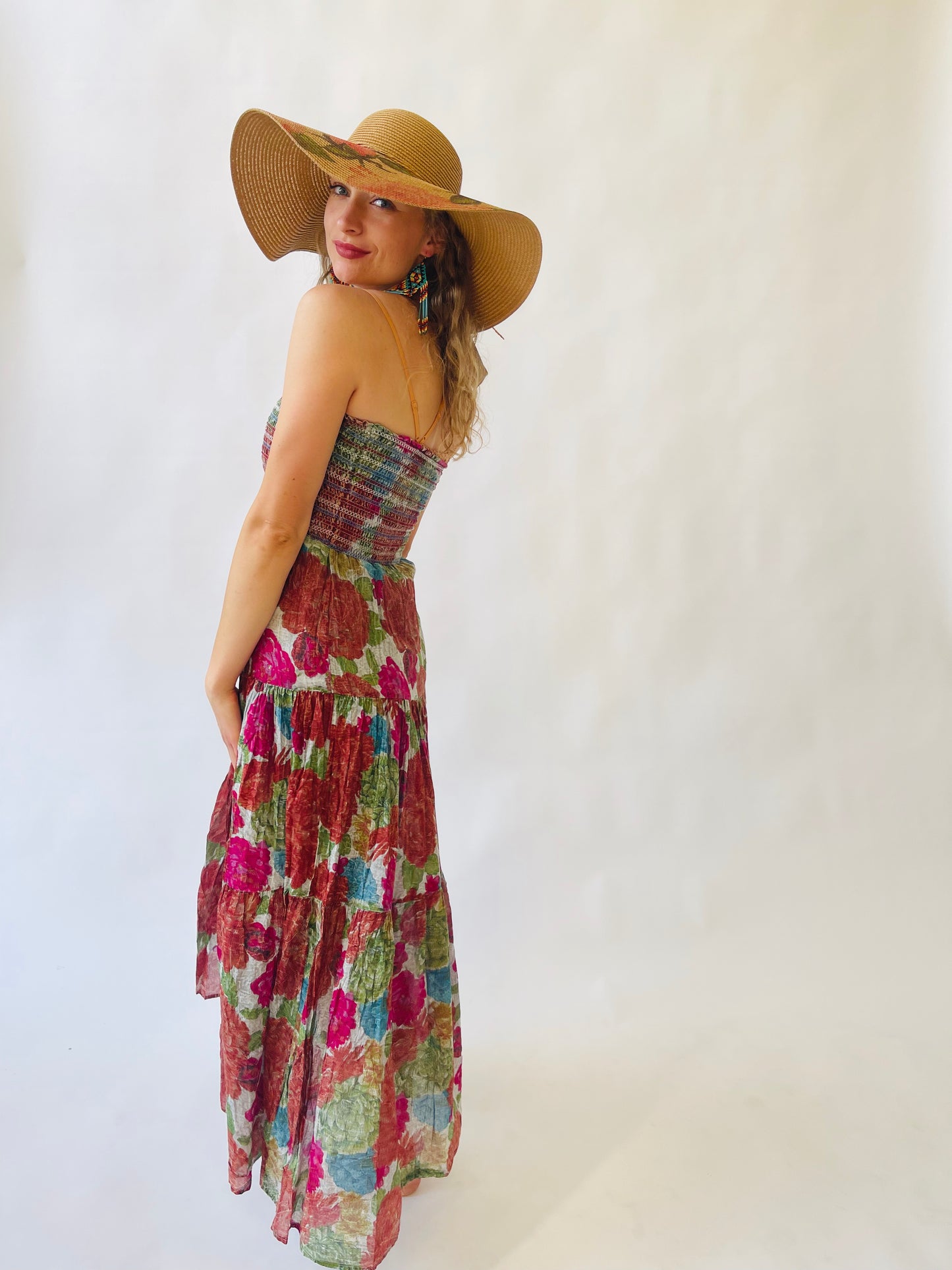 Strapless Date Maxi-Multi Color