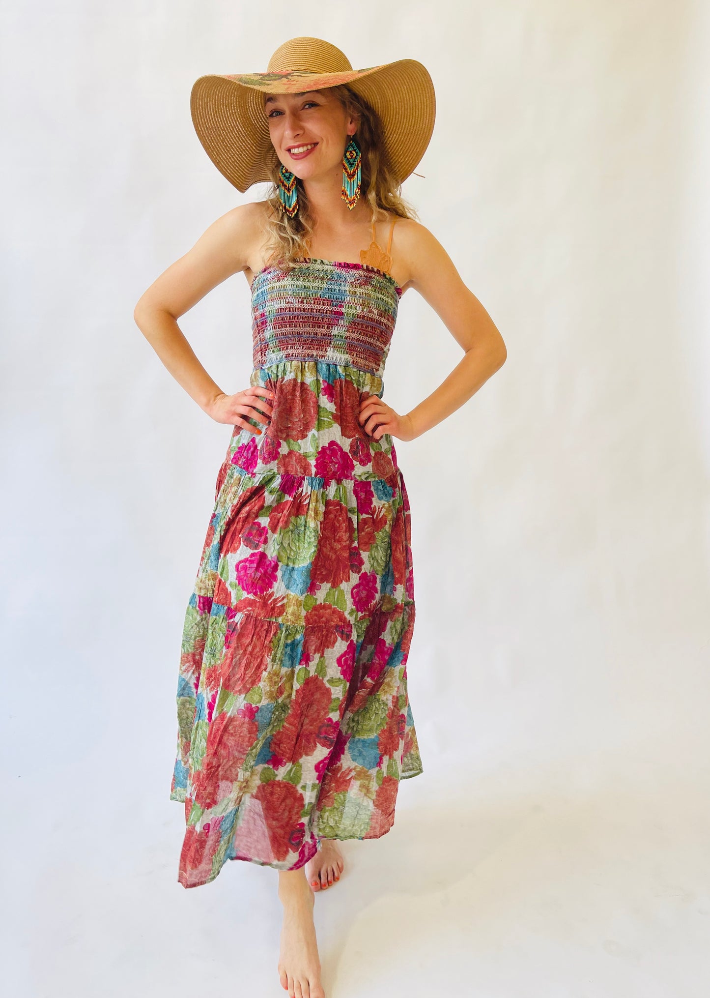 Strapless Date Maxi-Multi Color